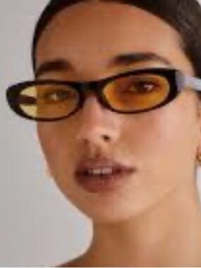 Aire Avior Sunglasses in Black & Amber Tint